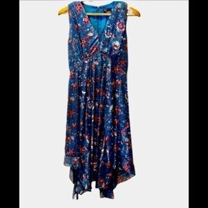 JUST Taylor floral sleeveless maxi dress size 4